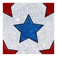 Glitter 4th Of July Seamless Pattern | Teevron