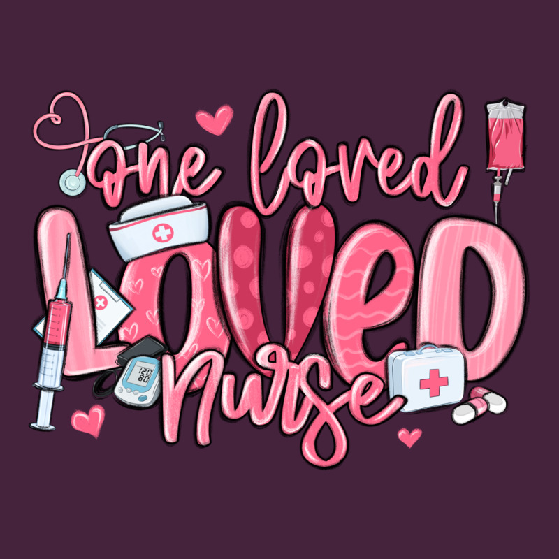 One Loved Nurse Valentine's Day Premium Tee by MaliasSmallBusiness | Teevron