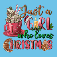 Pink Just A Girl Who Loves Christmas Premium Sweatshirt | Teevron