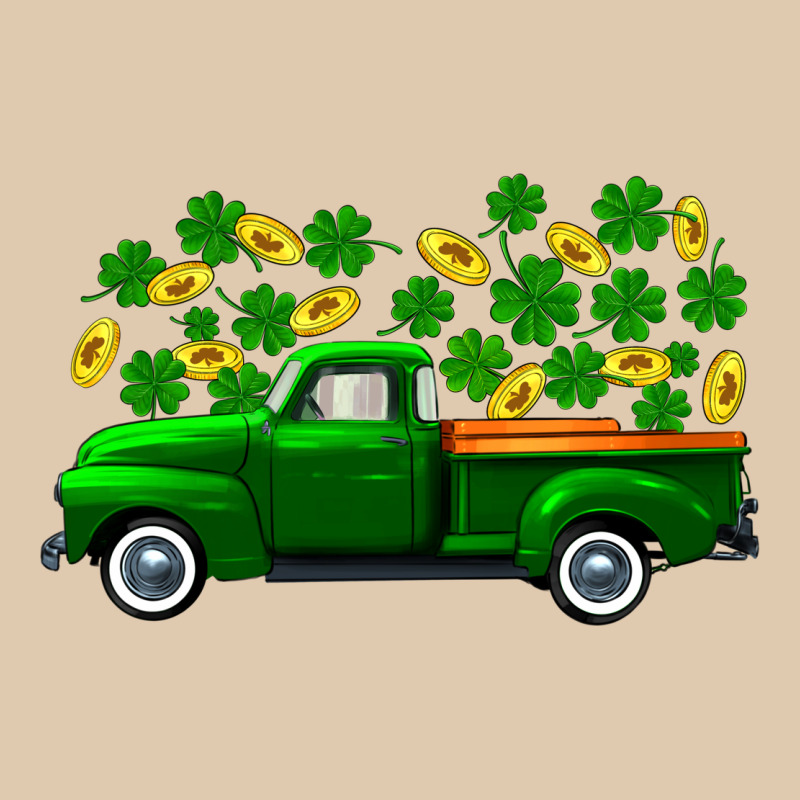 St Patricks Shamrock Gold Truck Heavyweight Sweatshirt by FaDigitalArtStudio | Teevron