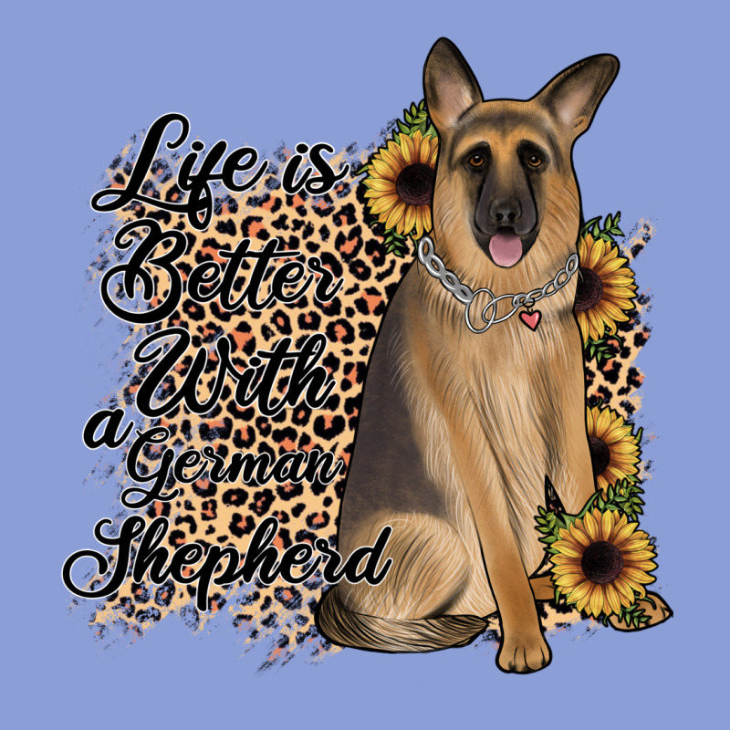 Life Is Better With A German Shepherd Long Sleeve Tee by JahusDesignShop | Teevron