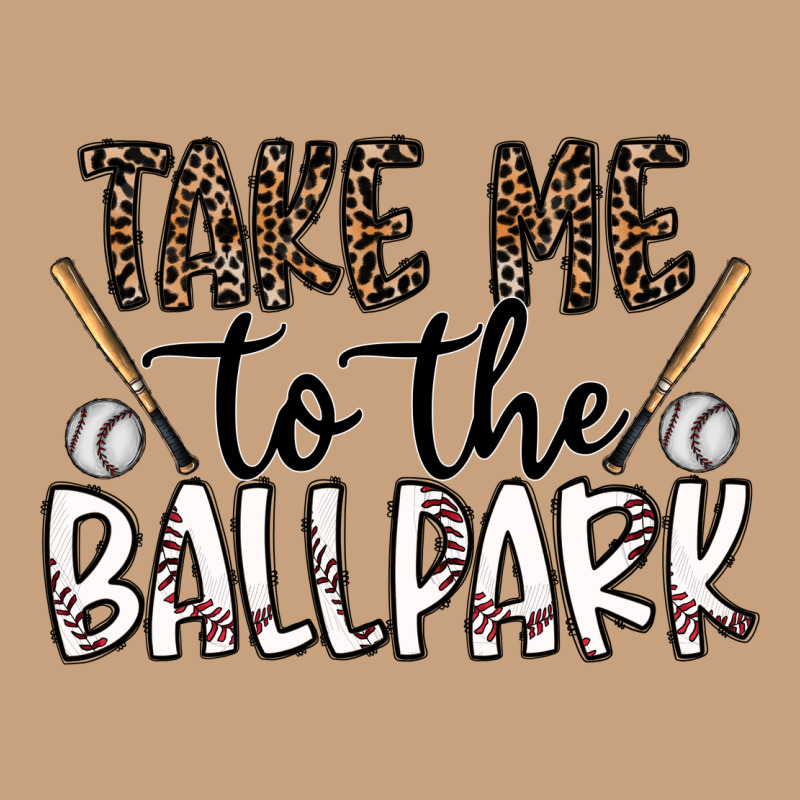 Take Me To The Ballpark Vintage Tee by CowhideDigitalArt | Teevron