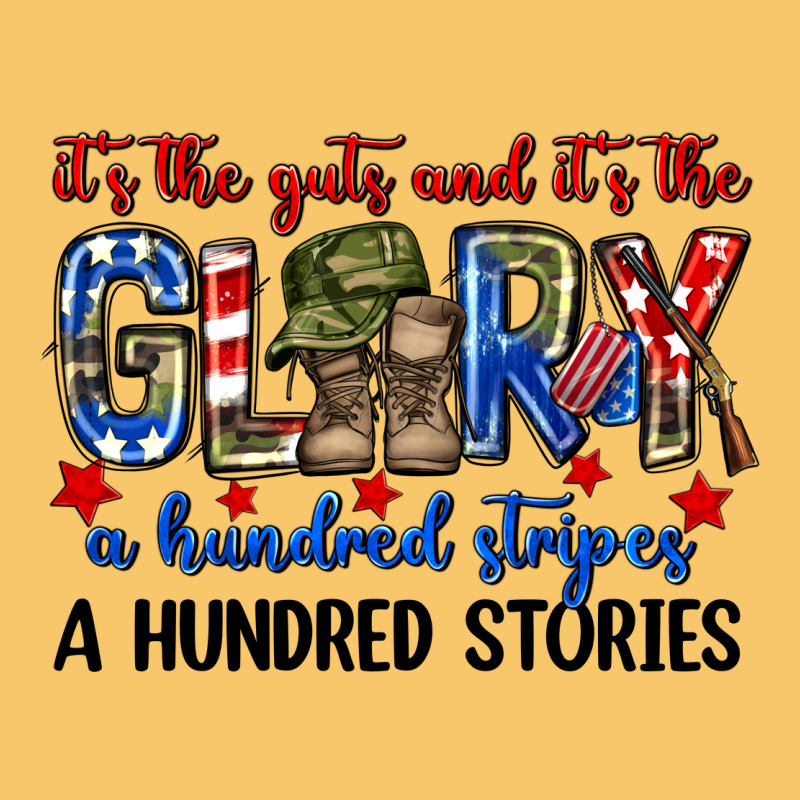 It's The Guts And It's The Glory A Hundred Stripes Vintage Hoodie by Neo Western | Teevron