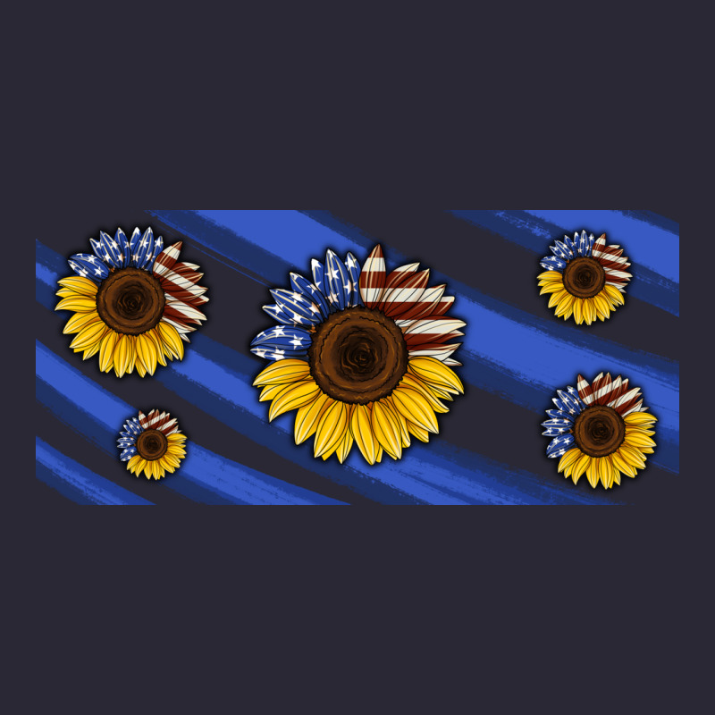 American Flag Sunflowers 16oz Libbey Cup Vintage Tee by HRA Design Shop | Teevron
