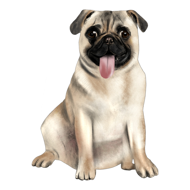 Pug Long Sleeve Tee by JahusDesignShop | Teevron