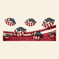 American Flag Lips 16oz Libbey Cup Vintage Tee | Teevron