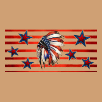 Patriotic Native American Headdress 16oz Libbey Cup Vintage Tee | Teevron