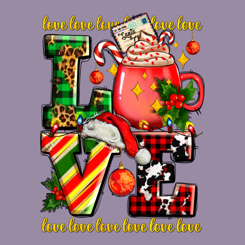 Love With Coffee Cup And Christmas Lights Classic Tee by AdoDesignShop | Teevron