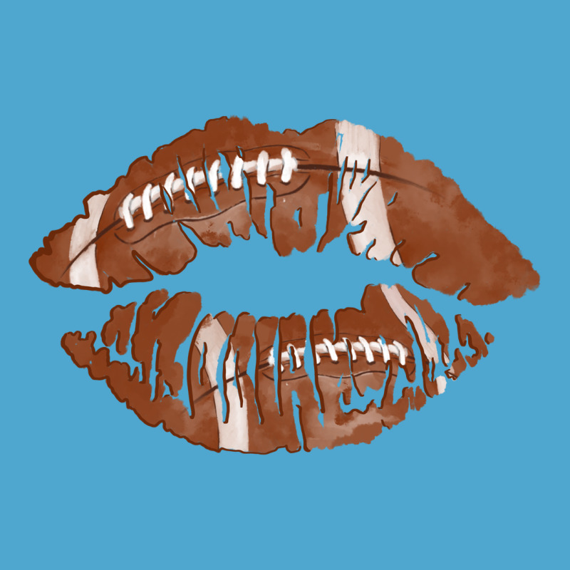 Football Lips Premium Hoodie by AdoDesignShop | Teevron