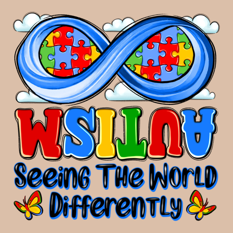 Autism Infinity Seeing The World Differently Urban Heavy Tee by JahusDesignShop | Teevron