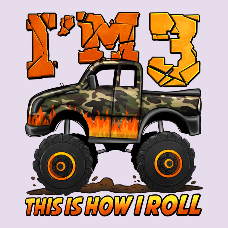I'm Three This Is How I Roll Monster Truck Birthday Premium Hoodie by Jasminsmagicworld | Teevron