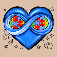 Infinity Heart Autism Awareness Urban Heavy Tee | Teevron
