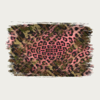 Camouflage Pink Leopard Background Zipper Hoodie | Teevron