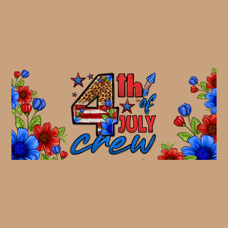 Floral 4th Of July Crew 16oz Libbey Cup Vintage Tee by HRA Design Shop | Teevron