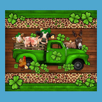 St Patricks Farm Animals Truck Premium Hoodie | Teevron