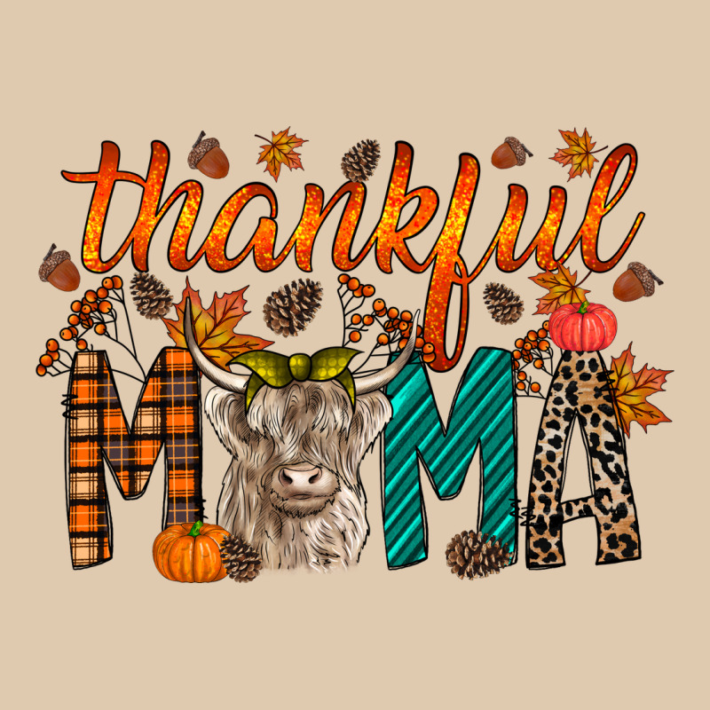 Thankful Mama Highland Cow Heavyweight Sweatshirt by RacoonDesign | Teevron