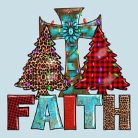 Cross And Christmas Trees Ladies Tee | Teevron
