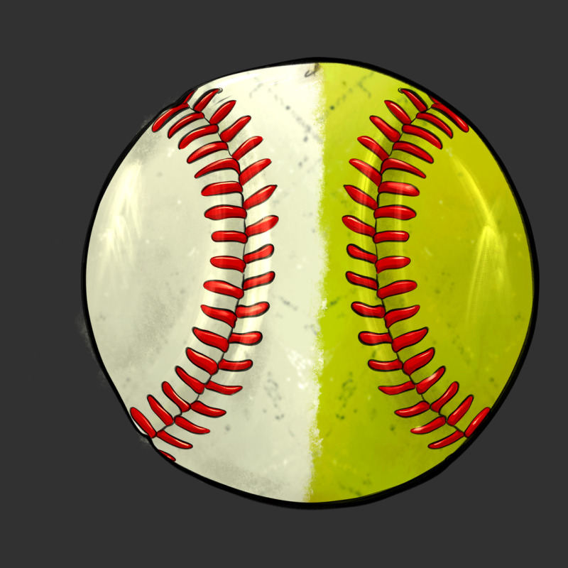 Half Baseball Softball Urban Heavy Tee by JahusDesignShop | Teevron