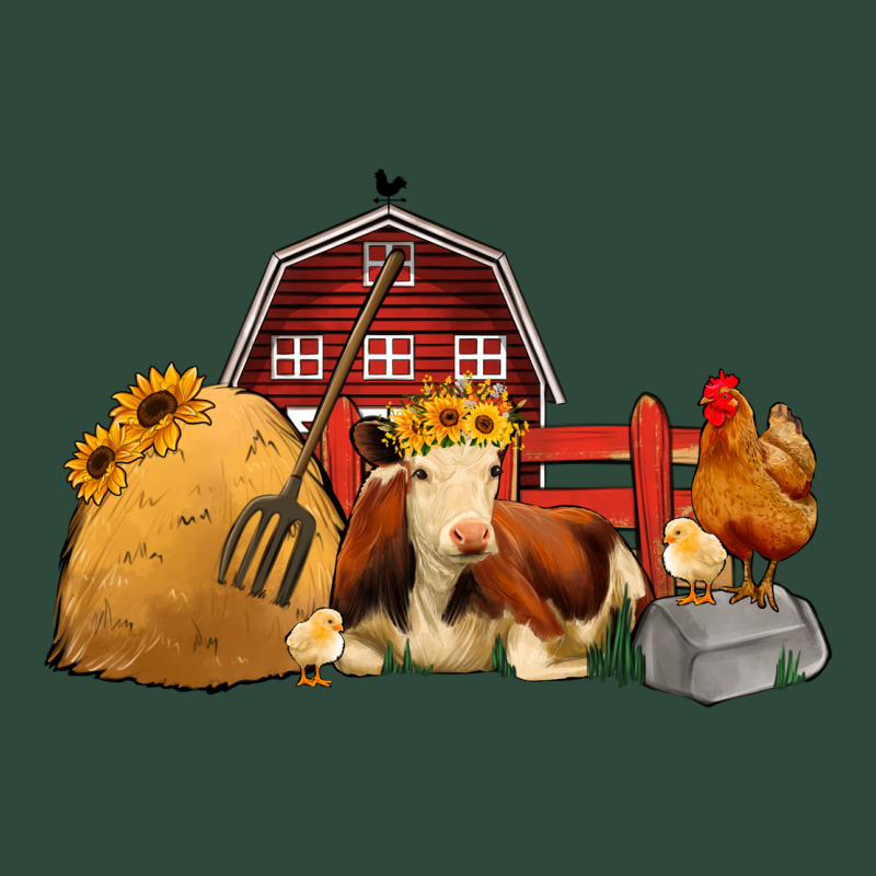 Red Barn Farm Animals Zipper Hoodie by Jasminsmagicworld | Teevron