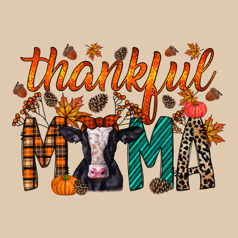 Thankful Mama Holstein Cow Heavyweight Sweatshirt by RacoonDesign | Teevron