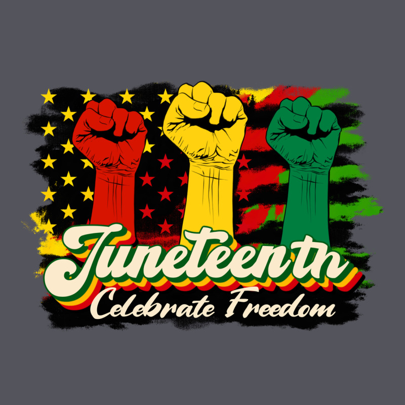 Juneteenth Celebrate Freedom Vintage Hoodie by HRA Design Shop | Teevron