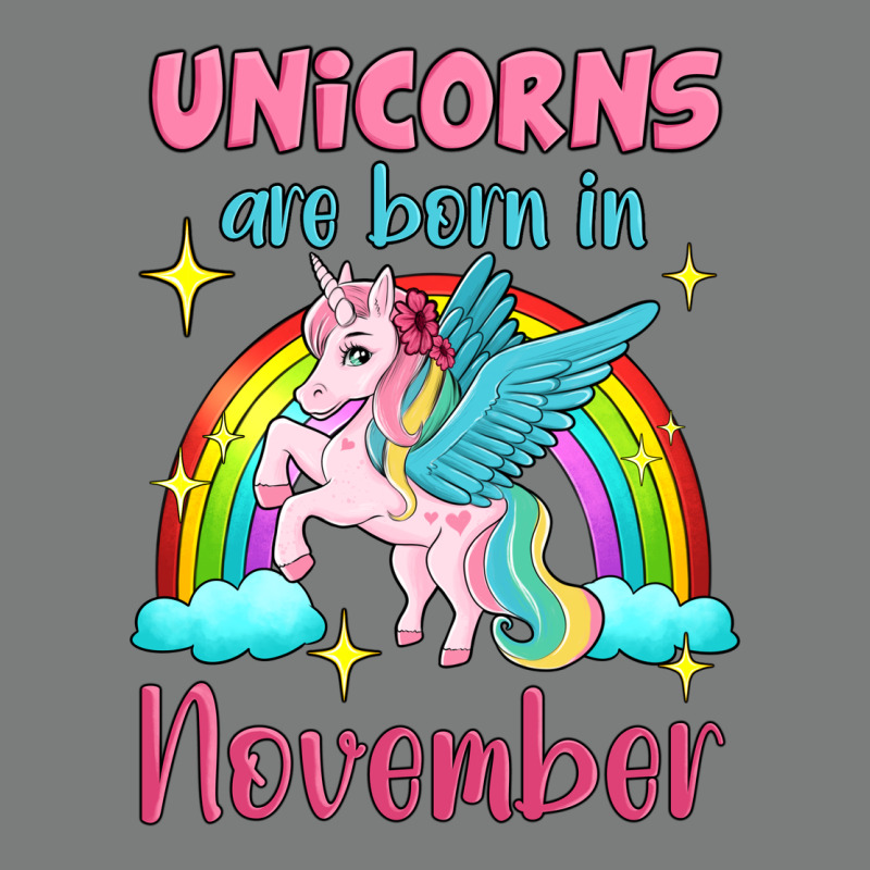 Unicorns Are Born In November Premium Hoodie by Jasminsmagicworld | Teevron