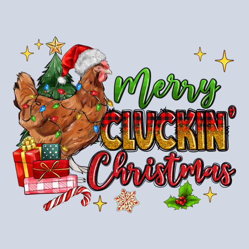 Merry Cluckin' Christmas Premium Sweatshirt by MaliasSmallBusiness | Teevron