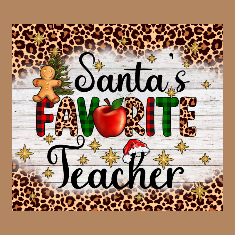Santa's Favorite Teacher Long Sleeve Tee by AdoDesignShop | Teevron