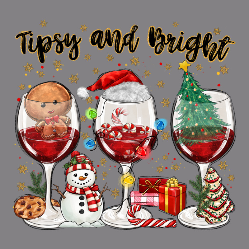 Tipsy And Bright Christmas Heavyweight Hoodie by MaliasSmallBusiness | Teevron
