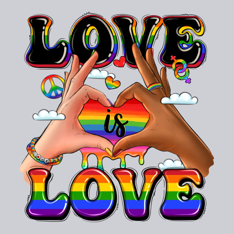 Love Is Love Lgbtq Pride Hands Classic Tee by LillyAllenDesigns | Teevron