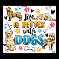 Life Is Better With Dogs Premium Tee | Teevron