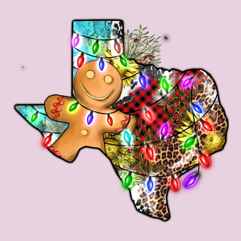 Christmas Texas Map Ladies Tee by AdoDesignShop | Teevron