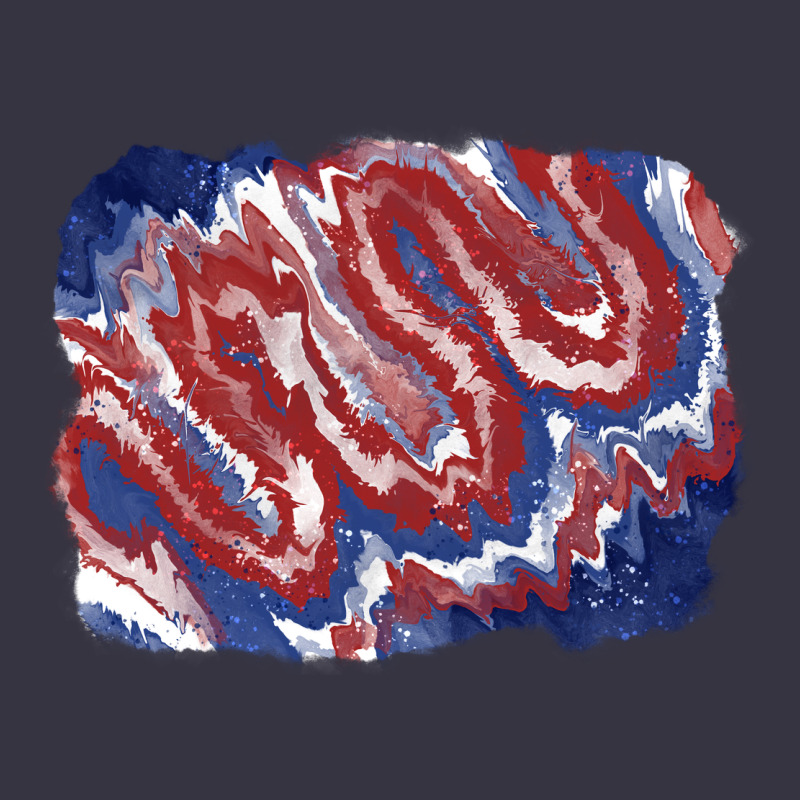 Patriotic Tie Dye Background Vintage Hoodie by CowGirlArtShop | Teevron