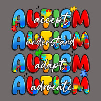 Autism Accept Understand Adopt Advocate Urban Heavy Tee | Teevron