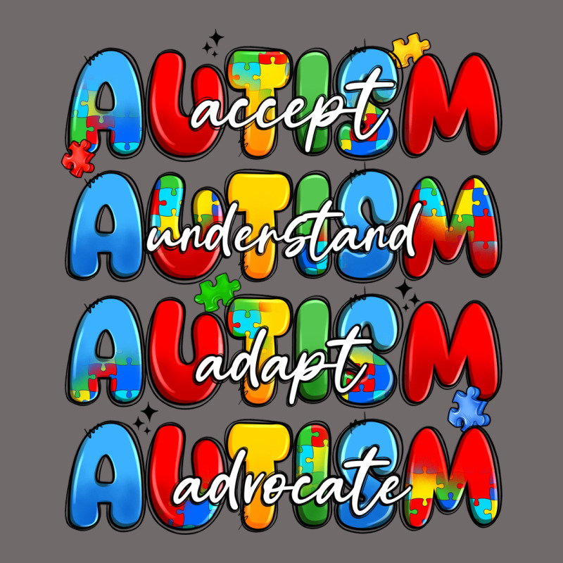 Autism Accept Understand Adopt Advocate Urban Heavy Tee by JahusDesignShop | Teevron