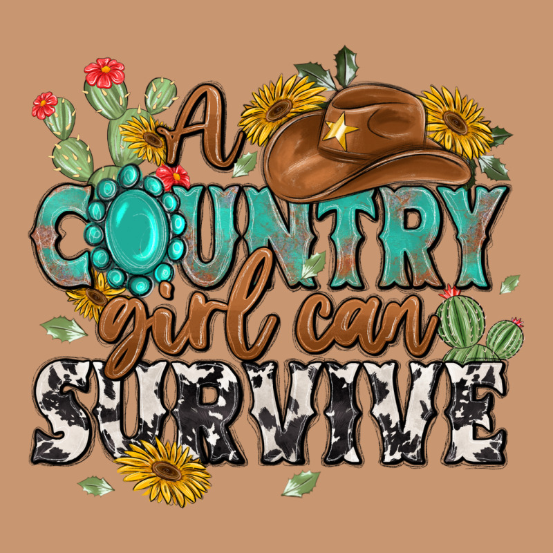 A Country Girl Can Survive Heavyweight Hoodie by MaliasSmallBusiness | Teevron