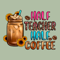 Half Teacher Half Coffee Urban Heavy Tee | Teevron