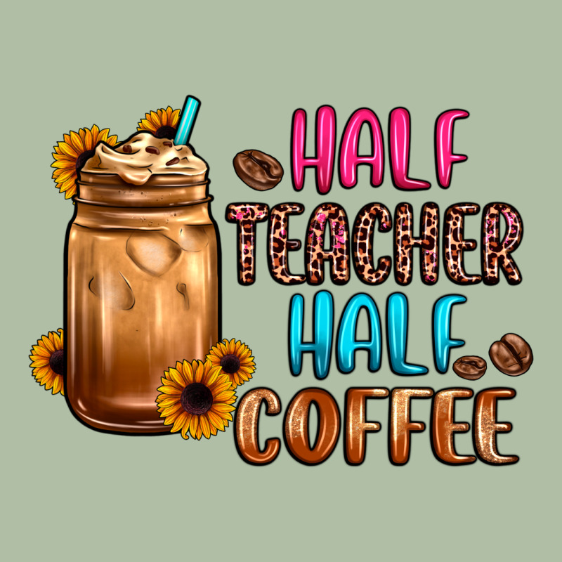 Half Teacher Half Coffee Urban Heavy Tee by JahusDesignShop | Teevron