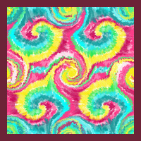 Tie Dye Seamless Pattern Long Sleeve Tee | Teevron