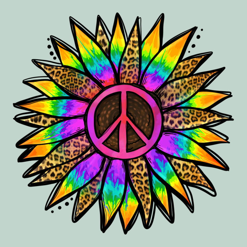 Peace Hippie Sunflower Zipper Hoodie by Jasminsmagicworld | Teevron