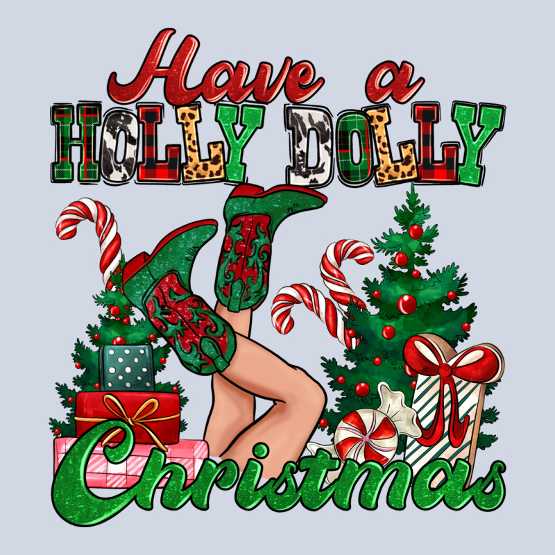 Have A Holly Dolly Christmas Premium Sweatshirt by MaliasSmallBusiness | Teevron