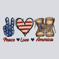 Peace Love America Zipper Hoodie | Teevron