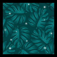 Tropical  Leaves Seamless Pattern Long Sleeve Tee | Teevron