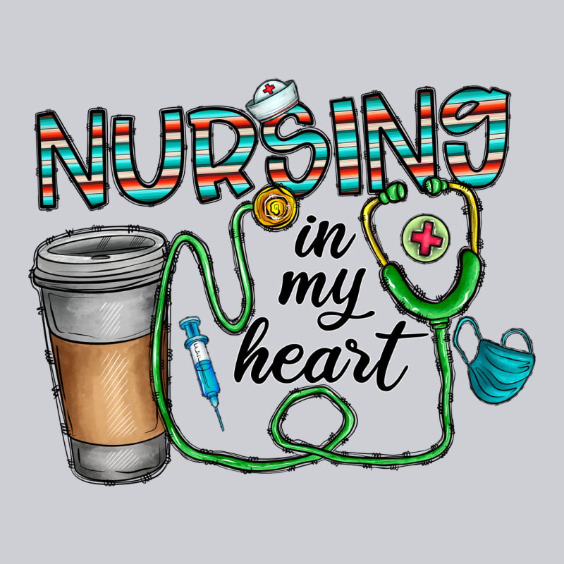 Nursing İn My Heart Heavyweight Sweatshirt by CowhideDigitalArt | Teevron