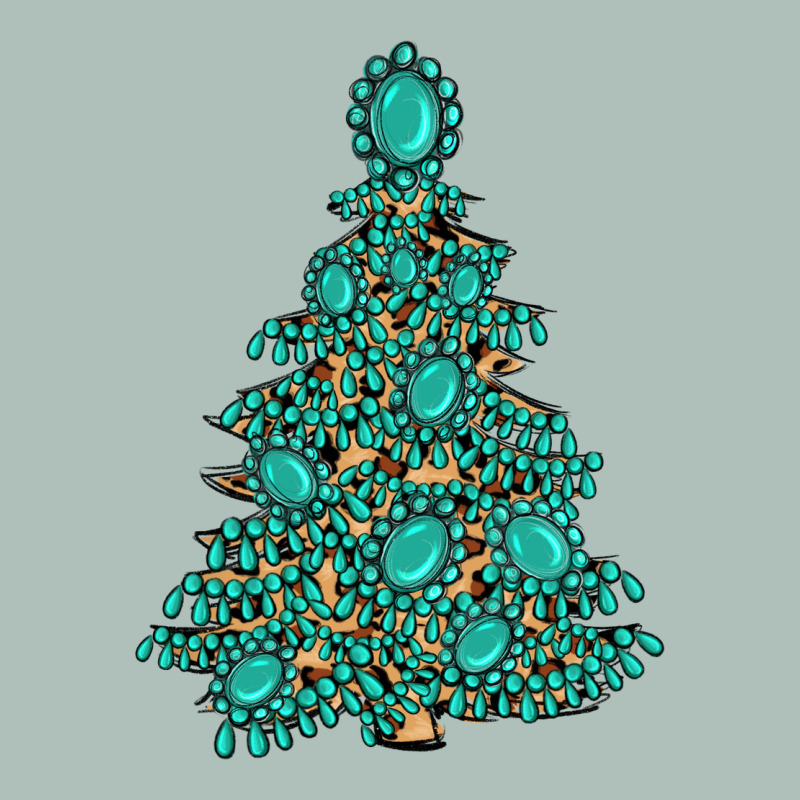 Christmas Tree With Gemstones Heavyweight Hoodie by MaliasSmallBusiness | Teevron