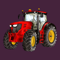 Western Farm Tractor Red Long Sleeve Tee | Teevron