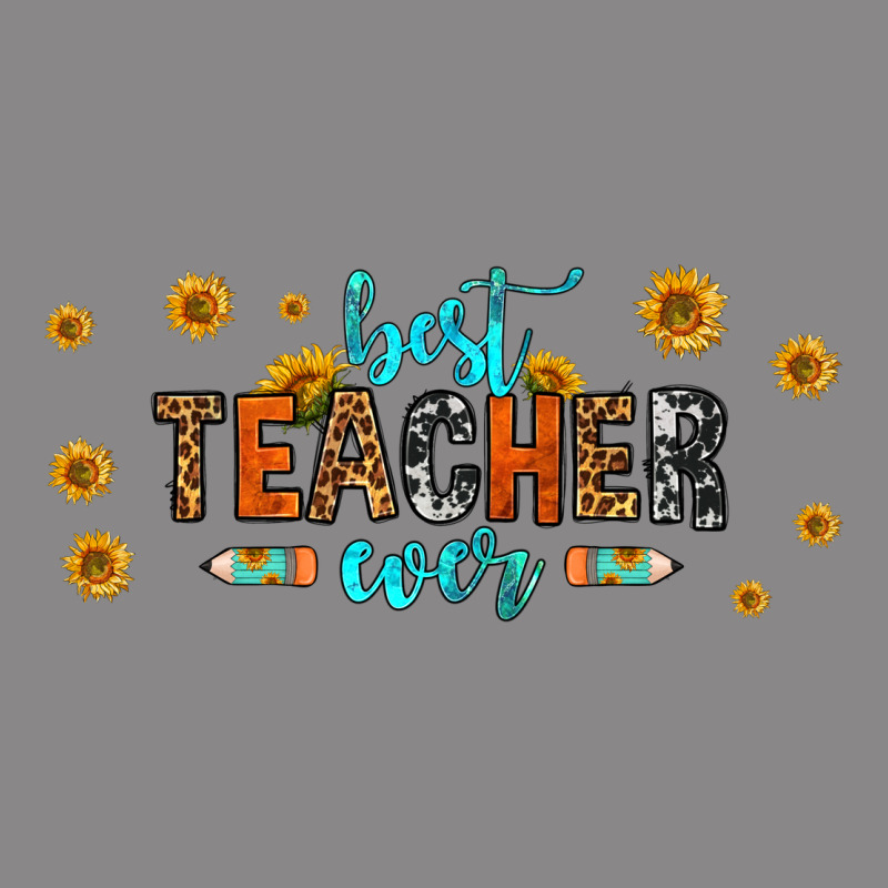 Best Teacher Ever 16oz Libbey Glass Vintage Tee by HRA Design Shop | Teevron
