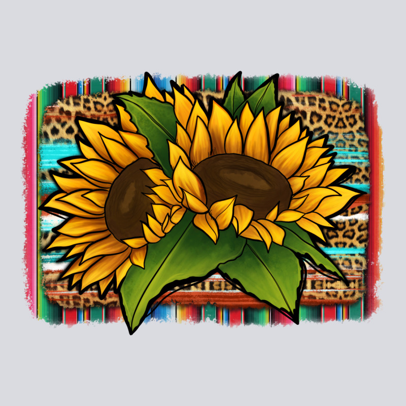 Sunflower With Serape Background Zipper Hoodie by Jasminsmagicworld | Teevron