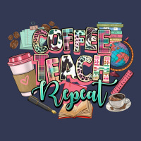 Coffee Teach Repeat Teacher Heavyweight Hoodie | Teevron