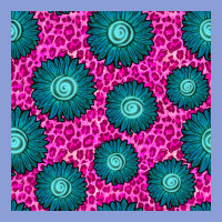 Floral Pink Leopard Seamless Pattern Long Sleeve Tee | Teevron
